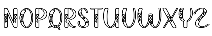 Chubby Beloved Font UPPERCASE