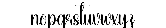 Chubby Christmas Font LOWERCASE