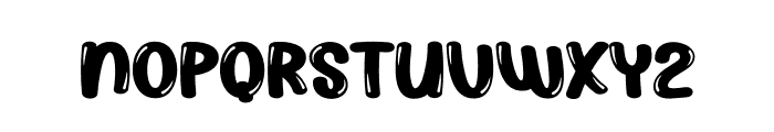 Chubby Dinosaur Font LOWERCASE