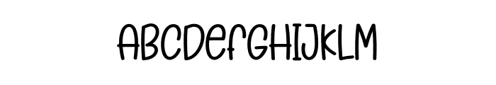 Chubby Eastern Font LOWERCASE