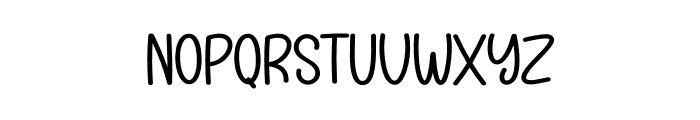 Chubby Eastern Font LOWERCASE