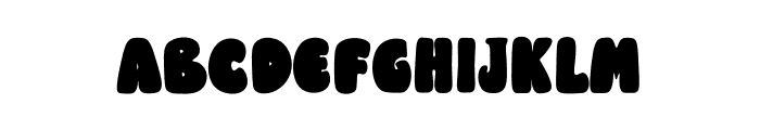 Chubby Ghost Font UPPERCASE