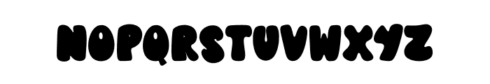 Chubby Ghost Font LOWERCASE