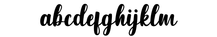 Chubby Girl Regular Font LOWERCASE