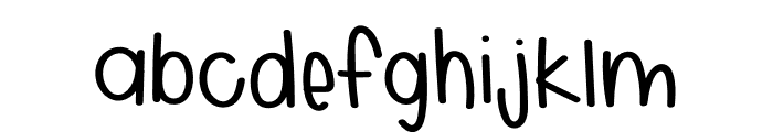 Chubby Happier Font LOWERCASE