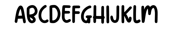 Chubby Holla Font UPPERCASE