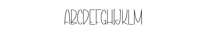 Chubby Rainbow Font UPPERCASE