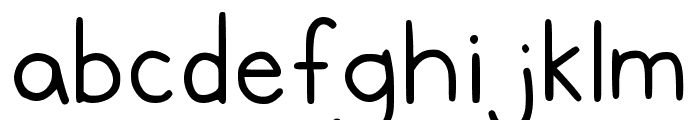 Chubby Regular Font LOWERCASE