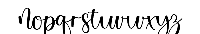 Chubby Script Regular Font LOWERCASE