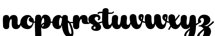 Chubby Single Regular Font LOWERCASE