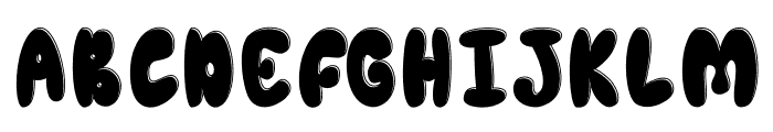 Chubby Toon Shadow Font UPPERCASE