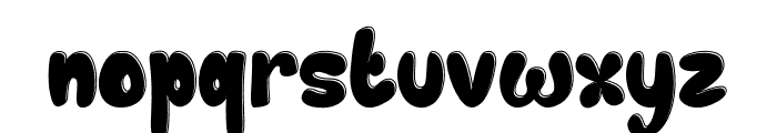 Chubby Toon Shadow Font LOWERCASE