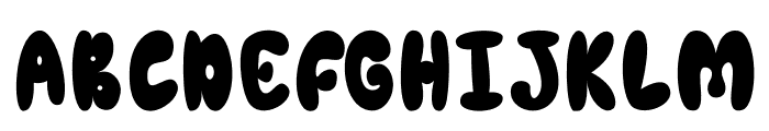 Chubby Toon Font UPPERCASE
