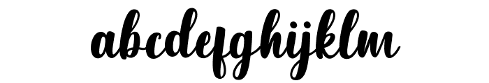 ChubbyGirl-Regular Font LOWERCASE