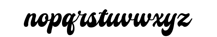 Chuby Style Font LOWERCASE
