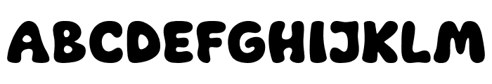 Chuchu Fill Font LOWERCASE