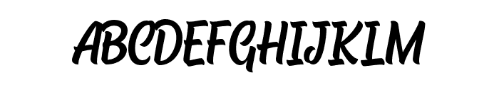 ChuckNoonBrush Font UPPERCASE