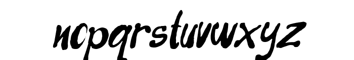 Chucoko Italic Font LOWERCASE