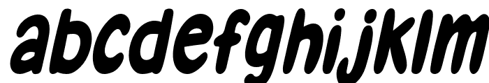 Chunchupan-CondensedItalic Font LOWERCASE