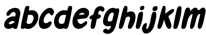 Chunchupan-Italic Font LOWERCASE