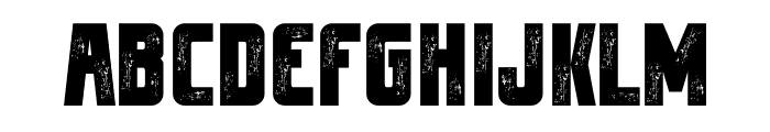 Chungky Grunge Regular Font UPPERCASE