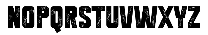 Chungky Grunge Regular Font UPPERCASE