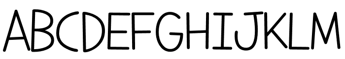 Chunkle Regular Font UPPERCASE