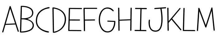 Chunkle light Font UPPERCASE