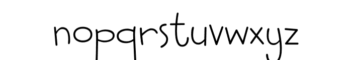 Chunkle light Font LOWERCASE
