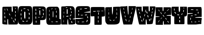 Chunky Block Stitch By  Regular Font UPPERCASE