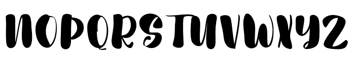 Chunky Bright Regular Font UPPERCASE