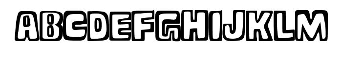 Chunky Comic Block By S Regular Font UPPERCASE