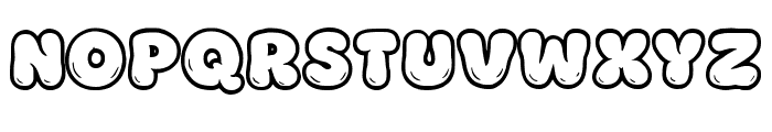 Chunky Funky By Squeeb  Regular Font UPPERCASE