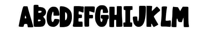 Chunky Joyful Regular Font UPPERCASE