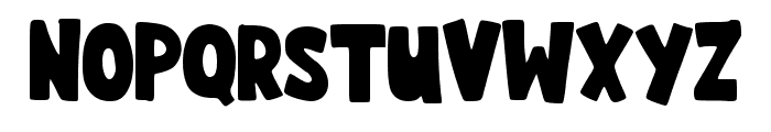 Chunky Joyful Regular Font UPPERCASE