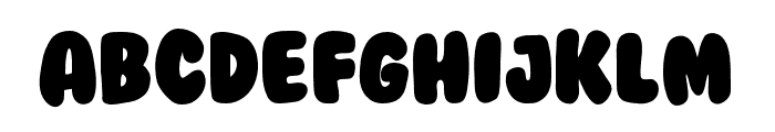 Chunky Monkey Font - Lollipop Regular Font UPPERCASE