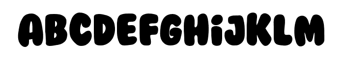 Chunky Monkey Font - Lollipop Regular Font LOWERCASE