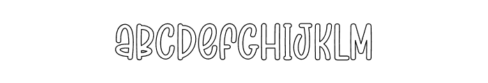 Chunky Monkey Font UPPERCASE