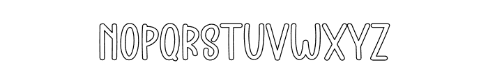 Chunky Monkey Font LOWERCASE