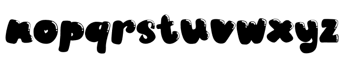 Chunky Pop - bubble Font LOWERCASE