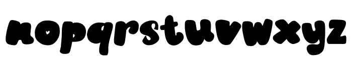 Chunky Pop Font LOWERCASE