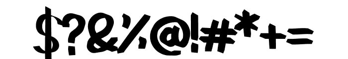 Chunky Street Font OTHER CHARS