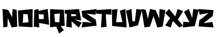 Chunky Toon Font UPPERCASE