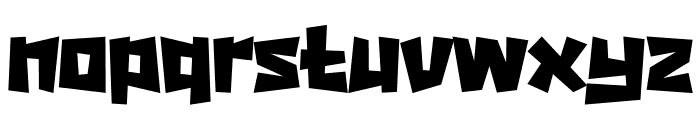 Chunky Toon Font LOWERCASE