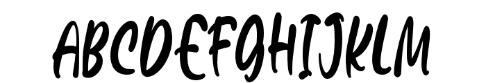 ChunkyBubble-Regular Font UPPERCASE