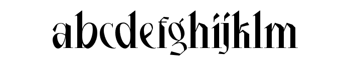 ChurleesRegular Font LOWERCASE