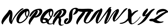 Chutarie Ghost Italic Font UPPERCASE