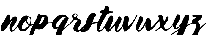 Chutarie Ghost Font LOWERCASE