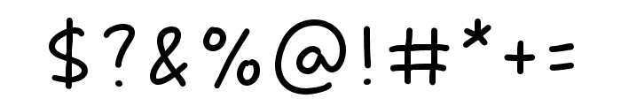 Chutpen-Regular Font OTHER CHARS