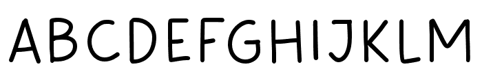Chutpen-Regular Font UPPERCASE
